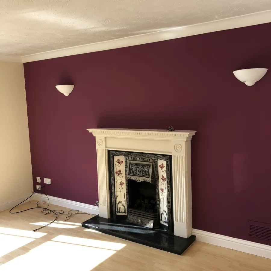 Paint Feature Wall Lounge